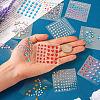 12 Sheets 12 Styles Resin Rhinestone Sticker Sets DIY-TA0004-68-4