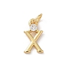 Brass Pave Clear Cubic Zirconia Charms KK-A273-01G-X-1