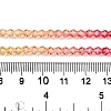 Gradient Color Baking Paint Glass Bead Strands DGLA-A039-T6mm-A03-5