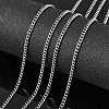 Tarnish Resistant 304 Stainless Steel Curb Chains STAS-M032-4mm-51P-2