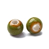 Bright Glazed Porcelain Beads PORC-D300-A40-3
