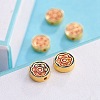 Chinese Style Alloy Enamel Beads ENAM-L015-26A-G-9