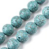 Synthetic Turquoise Beads Strands UNKW-T001-01B-4