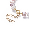 Natural Freshwater Pearl Beaded Bracelets Sets BJEW-JB05122-8