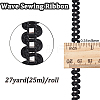 25M Metallic Yarn Lace Ribbons OCOR-GF0003-09J-2
