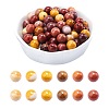 Natural Mookaite Round Beads Strands G-AR0001-60-1