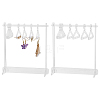 Transparent Acrylic Earring Display Stands EDIS-WH0022-02-1