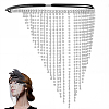 Alloy Rhinestone & Polyester Head Chain AJEW-WH20072-21P-1