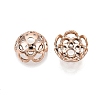 UV Plated ABS Bead Caps OACR-D316-04B-09-1