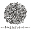 210Pcs 7 Styles Tibetan Style Alloy Bead Cap & Cone FIND-UN0015-64-1