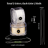 2 Rolls 2 Colors Polyester Cords OCOR-PH0003-98-2