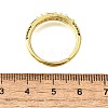Adjustable Brass Micro Pave Cubic Zirconia Finger Rings for Women RJEW-H247-10G-5