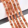 Natural Red Aventurine Beads Strands G-Q606-46A-06-1
