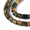 Natural Verdite Stone Beads Strands G-T141-89A-3