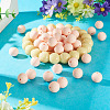 50Pcs Food Grade Eco-Friendly Silicone Beads SIL-TADJ0001-03E-5