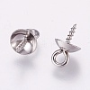 Tarnish Resistant 201 Stainless Steel Peg Bails Pendants STAS-E144-084A-2