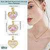 8Pcs Brass Micro Pave Cubic Zirconia Pendants FIND-BBC0004-28C-02-2