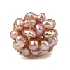 Natural Cultured Freshwater Pearl Woven Beads PEAR-JF00003-01-2