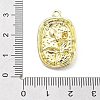 Alloy Enamel Pendants ENAM-R001-02G-02-3