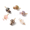 Natural Mixed Gemstone Pendants PALLOY-JF01134-1