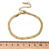 304 Stainless Steel Snake Chains Bracelets for Women BJEW-P395-02G-03-5