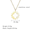Stainless Steel Pendant Necklaces KE9044-2-2