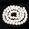 Solid Color Glass Beads Strands GLAA-T006-04B-03-2