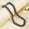 1 Strand Electroplated Synthetic Non-Magnetic Hematite Beads Strands G-PA0002-42A-4