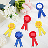 12Pcs 3 Colors Award Ribbon Shape Tinplate Badge Pins JEWB-CP0001-53-7