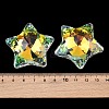 Electroplated Glass Pendants GLAA-G122-05G-3