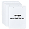 Erasable PVC Blank Hanging Hanger Chalkboard AJEW-WH0410-280B-1