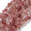 Natural Strawberry Quartz Beads Strands X-G-M205-94-1