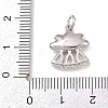 Brass Micro Pave Cubic Zirconia Pendants KK-G544-24P-3