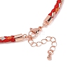 3.5MM Round Nylon Cotton Cord Necklace Making NJEW-C106-03RG-10-3