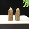Point Tower Natural Unakite Home Display Decoration PW23030673188-1