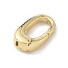 Brass Spring Gate Rings KK-G548-07B-G-2