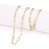 Brass Paperclip Chains MAK-S072-10A-G-1