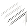 4 Pairs 4 Styles Rhinestone Chain Non-slip Bra Straps FIND-GO0002-51-1