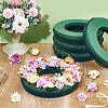 5Pcs Resin Foam Mud Block Ring AJEW-WA0003-20-4