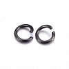 Ion Plating(IP) 304 Stainless Steel Open Jump Rings LS-X-STAS-H467-03B-6MM-2