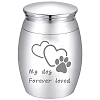 CREATCABIN Stainless Steel Cremation Urn AJEW-CN0001-91A-1