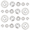   50Pcs 5 Style 304 Stainless Steel Washers DIY-PH0008-70-1