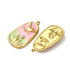 304 Stainless Steel Enamel Pendants X1-STAS-L299-22G-02-2
