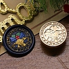 Christmas Series Wax Seal Brass Stamp Head LS-AJEW-M037-01G-09-1