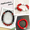 Opaque Acrylic Beads MACR-SP0001-85C-5