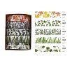 5 Rolls Forest Theme Paper Decorative Paper Tapes Set STIC-H002-05G-1