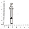 316 Surgical Stainless Big Steel Pendants STAS-Z165-13AS-3