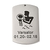 Non-Tarnish 304 Stainless Steel Pendants STAS-C098-01A-P-1