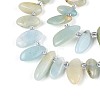 Natural Flower Amazonite Beads Strands G-Z091-A36-3