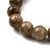 Natural Striped Stone Beads Strands G-D315-A01-03-4mm-4